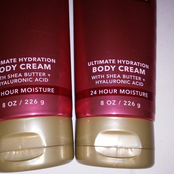 Set of 3 Bath and Body Works Cream Lotion Forever Red Ultimate Hydration Shea Bu - Picture 4 of 12